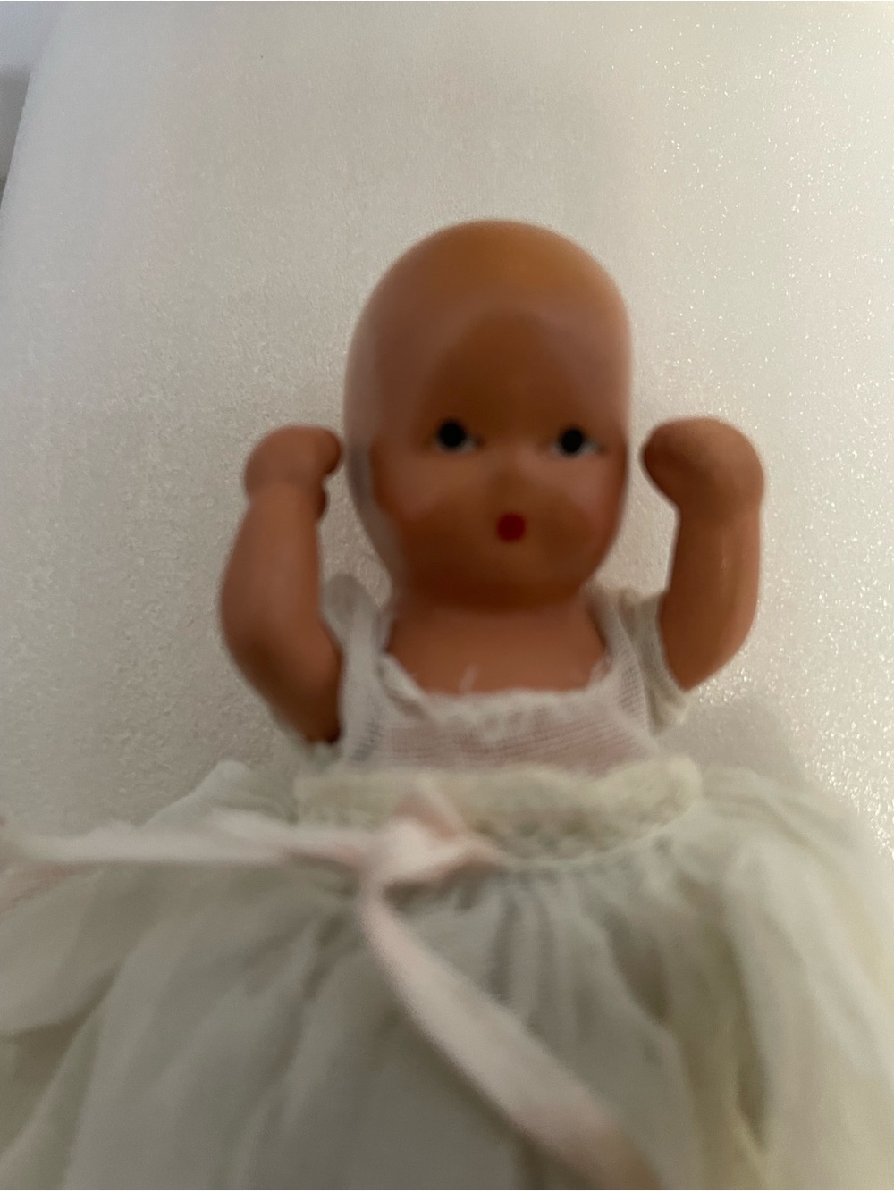 Vintage bisque hand painted story book baby doll